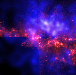 Halo Of Hot Gas Around Milky Way-Like Galaxy